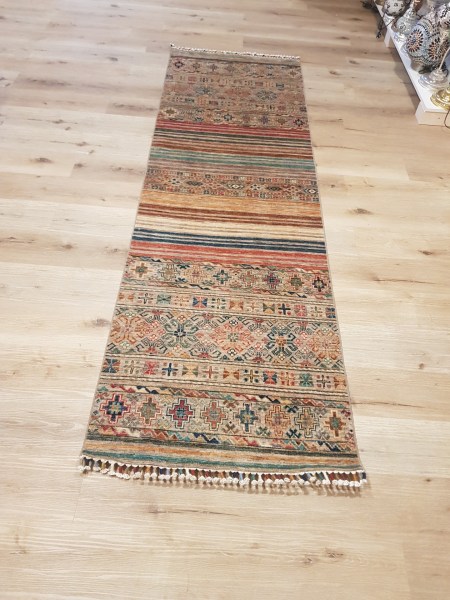 Běhoun béžovo-barevný 80x250cm